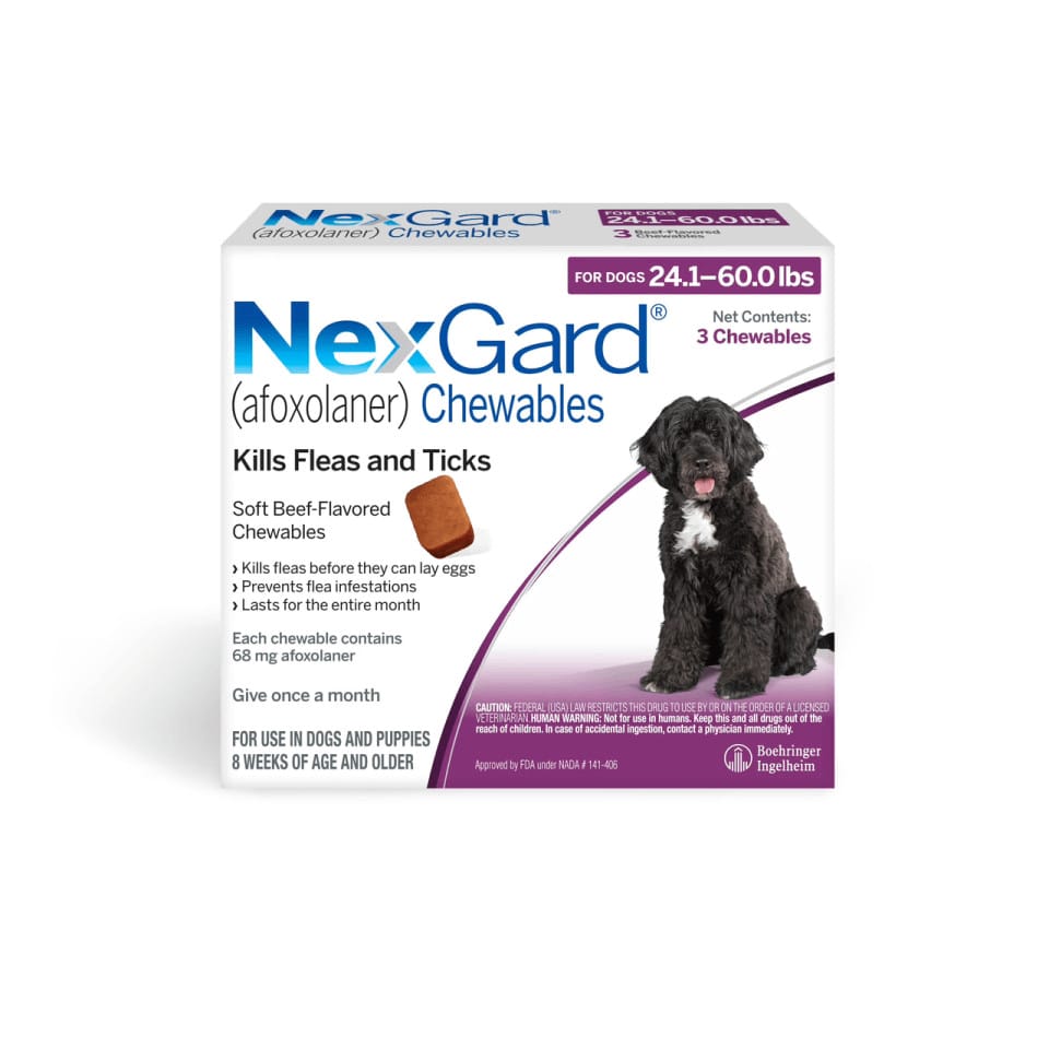 NexGard for Dogs - Powerful Monthly Protection Against Fleas & Ticks
