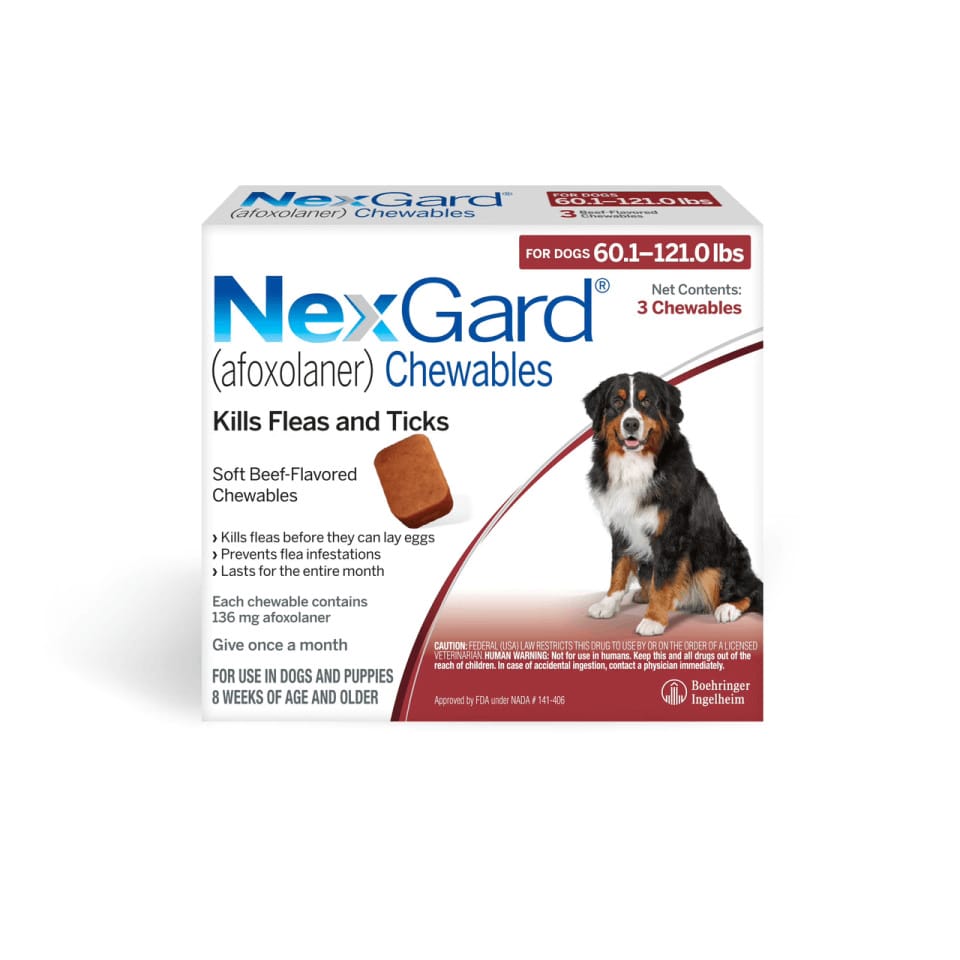 NexGard for Dogs - Powerful Monthly Protection Against Fleas & Ticks