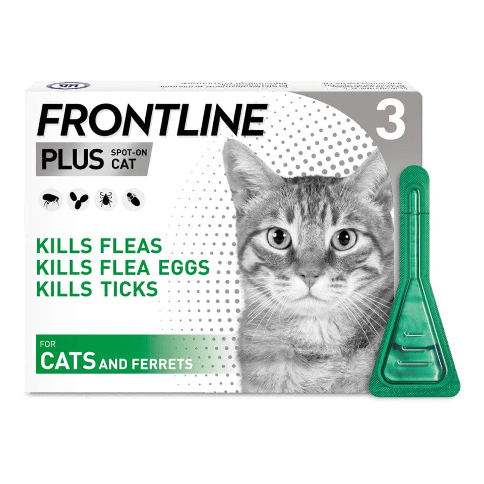 Frontline Plus for Cats - Powerful Flea, Tick & Lice Protection